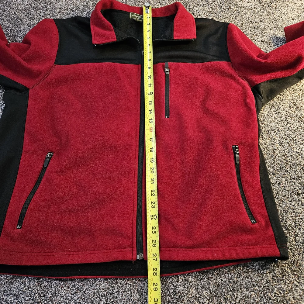 Eddie Bauer Men's Windcutter Fleece Jacket Size Xl Full‎ Zip